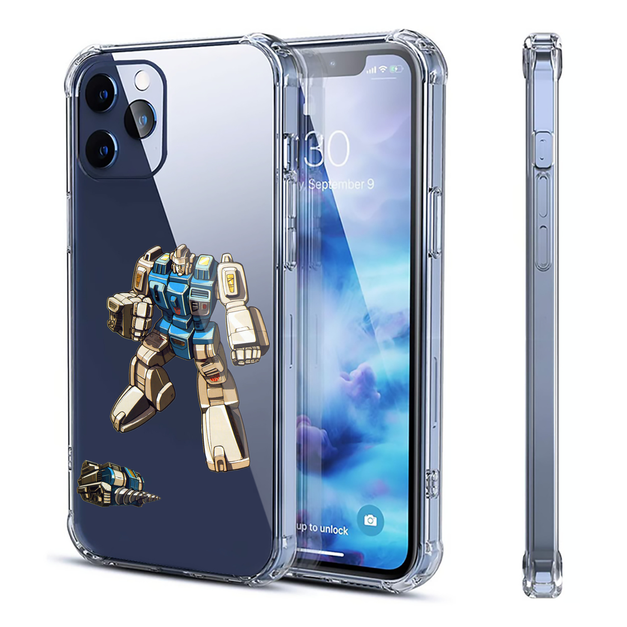（画像用）  【iPhone 12シリーズ対応】透明スマホケース（クリアソフトケース）